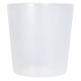 Recipiente de plástico KIPA para cestas de plantas, impermeable, transparente, 15cm, Ø15cm