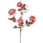 Rama de rosa artificial SITARA, aspecto seco, rosa-fucsia, 75 cm, Ø 5-8 cm