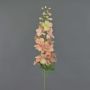 Flor artificial de espuela de caballero SETSUKO, rosa-melocotón, 95 cm, Ø 14 cm