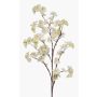 Rama grande de flores de cerezo artificiales GIMA con flores, amarillo crema, 120 cm