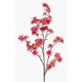 Flor artificial grande, rama de cerezo en flor GIMA con flores, rosa fuerte, 120 cm