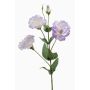 Flor artificial Lisianthus JENO, lila claro y crema, 65 cm, Ø 7-9 cm