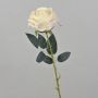 Rosa artificial ELEAZAR, color crema, 65 cm, Ø 9 cm