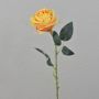 Rosa artificial ELEAZAR, naranja, 65 cm, Ø 9 cm