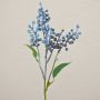 Rama decorativa de bayas de saúco TEITH con frutos, azul, 40 cm