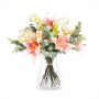 Ramo artificial de lirios MARIPOSA, rosa, crema-rosa, 45cm, Ø40cm