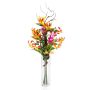 Ramo artificial paraíso SALOA Strelitzia Gloriosa, naranja, 95cm, Ø35cm