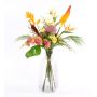 Ramo de flores artificiales paraíso OHANA, orquídea, heliconia, colorido, 85cm, Ø50cm