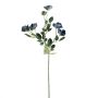 Rama de rosa silvestre artificial FOSETTA, colección Eco, azul real, 70 cm, Ø 3-5 cm