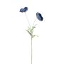 Rama de amapola de plástico GUNDULA, Colección Eco, azul real, 70 cm, Ø 7-8 cm