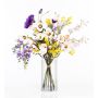 Flores decorativas Ramo primaveral CALISSA, morado-amarillo, 60cm, Ø40cm