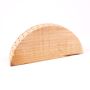 Soporte de madera decorativo MIKKEL para flores secas, 40 orificios, color natural, 25 x 4 x 11 cm
