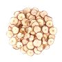 Fruta seca decorativa: rodajas de manzana GERHILD, rojo, Ø4-6cm, 200g