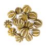 Fruta seca decorativa: limas SIEGLINDE, cortadas, verdes, Ø4-5cm, 250g
