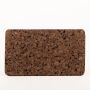 Salvamanteles de corcho rectangular MANARA, oscuro, 35x25x1,8cm