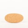 Salvamanteles de corcho ovalado MANARA, natural, 20x10x1,5cm