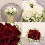 Blancanieves y Rosa Roja - Ramo de novia personalizado para la cliente Aya