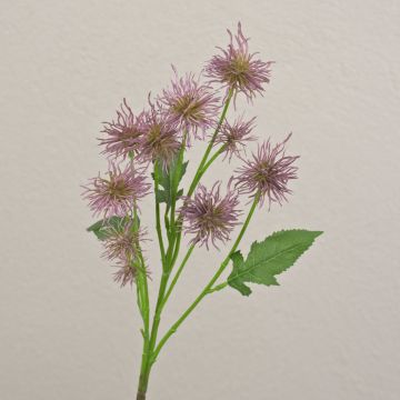 Rama decorativa de cardo esférico GESKENDA, lila, 60 cm, Ø 3,5-5 cm