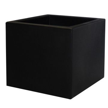 Maceta TALVEN de plástico, negro, 50 x 50 x 50 cm Maceta TALVEN de plástico, negro, 50 x 50 x 50 cm