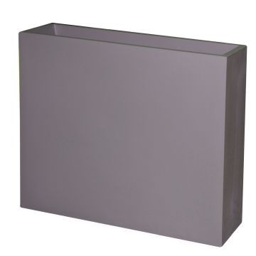 Maceta ERVOK de plástico, gris, 80 x 25 x 70 cm Maceta ERVOK de plástico, gris, 80 x 25 x 70 cm