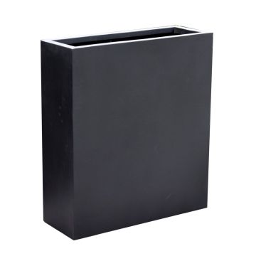 Cajón para plantas CHANKY de Fiberstone, negra, 100x30x80cm Cajón para plantas CHANKY de Fiberstone, negra, 100x30x80cm