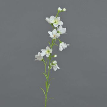 Campanilla de plástico GISELA, blanca, 65cm, Ø5cm