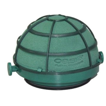Espuma húmeda OASIS® para «Auto Corso», decoración de bodas, base de plástico, rejilla, con ventosa, verde, 6,5 cm, Ø 11,5 cm Espuma húmeda OASIS® para «Auto Corso», decoración de bodas, base de plástico, rejilla, con ventosa, verde, 6,5 cm, Ø 11,5 cm