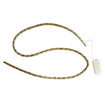 Cordón decorativo de hierba ARNAR con cadena de luces, beige, Ø0,5cm