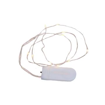 Cadena de luces micro LED AKSELI, blanco cálido, 90cm