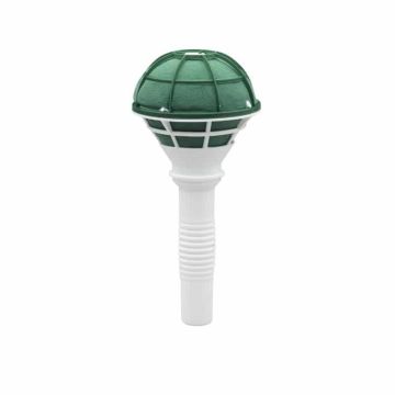 Esponja de inserción en húmedo OASIS® para ramos de novia, con mango de plástico, rejilla, verde, Ø 8 cm Esponja de inserción en húmedo OASIS® para ramos de novia, con mango de plástico, rejilla, verde, Ø 8 cm