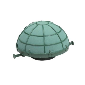 Espuma floral húmeda OASIS® para desfiles de coches, decoración de bodas, base de plástico, rejilla, con ventosa, verde, 13 cm, Ø 20 cm Espuma floral húmeda OASIS® para desfiles de coches, decoración de bodas, base de plástico, rejilla, con ventosa, verde, 13 cm, Ø 20 cm