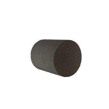 OASIS® Black Ideal: espuma húmeda para arreglos florales, cilindro, negro, 15cm, Ø12cm