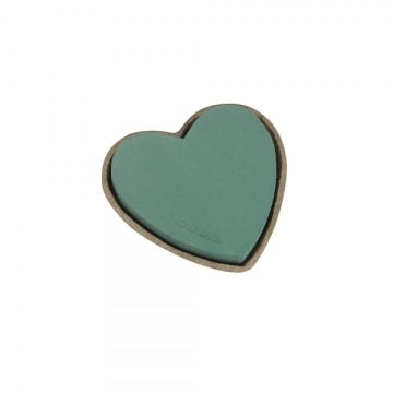 OASIS® Espuma húmeda para arreglos florales, forma de corazón, con recipiente de papel reciclado Biolit, verde, 17 x 17 x 4 cm OASIS® Espuma húmeda para arreglos florales, forma de corazón, con recipiente de papel reciclado Biolit, verde, 17 x 17 x 4 cm