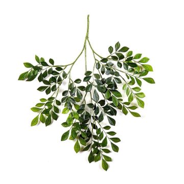 Rama artificial de rombo de naranja SCUTI, difícilmente inflamable, verde, 70 cm Rama artificial de rombo de naranja SCUTI, difícilmente inflamable, verde, 70 cm