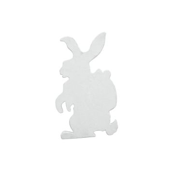 Decoración de Pascua: silueta de conejo de Pascua HOPPEL, blanco, 60 cm