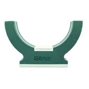 OASIS® Espuma floral húmeda con base para urnas, arreglos florales fúnebres, base de espuma rígida de poliestireno, soporte de madera, verde, 47 x 10 x 29 cm OASIS® Espuma floral húmeda con base para urnas, arreglos florales fúnebres, base de espuma rígida de poliestireno, soporte de madera, verde, 47 x 10 x 29 cm