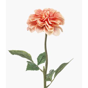 Flor decorativa dalia TOWMER, Colección Eco, melocotón, 55 cm Flor decorativa dalia TOWMER, Colección Eco, melocotón, 55 cm