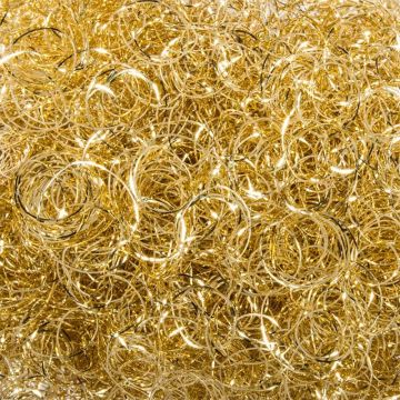 Lentejuelas «pelo de ángel» FLORENTIUS de alambre de cobre, rizadas, doradas, 20 g Lentejuelas «pelo de ángel» FLORENTIUS de alambre de cobre, rizadas, doradas, 20 g