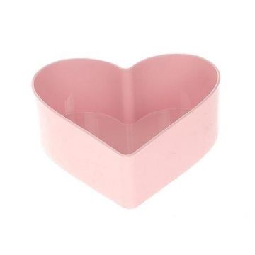 Cuenco decorativo con forma de corazón HAVIN de plástico, rosa, 22 x 20 x 7,5 cm Cuenco decorativo con forma de corazón HAVIN de plástico, rosa, 22 x 20 x 7,5 cm