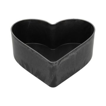 Cuenco decorativo con forma de corazón HAVIN de plástico, negro, 26 x 24 x 7,5 cm Cuenco decorativo con forma de corazón HAVIN de plástico, negro, 26 x 24 x 7,5 cm