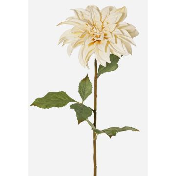 Dalia artificial PHILLIPPA, Colección Eco, crema-amarillo, 65cm, Ø15cm