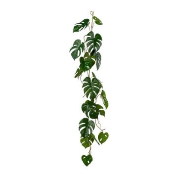 Guirnalda decorativa de filodendro y monstera deliciosa PIMBEL, 105cm Guirnalda decorativa de filodendro y monstera deliciosa PIMBEL, 105cm