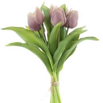 Ramo de tulipanes artificiales surtidos LONA, lila claro, 30cm, Ø20cm Ramo de tulipanes artificiales surtidos LONA, lila claro, 30cm, Ø20cm