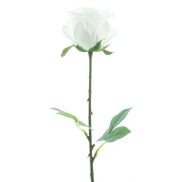 Rosa artificial RUYUN, blanca, 45 cm, Ø 8 cm Rosa artificial RUYUN, blanca, 45 cm, Ø 8 cm