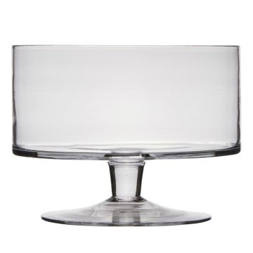 Recipiente para servir CORIE EARTH con pie, transparente, 18cm, Ø24cm Recipiente para servir CORIE EARTH con pie, transparente, 18cm, Ø24cm