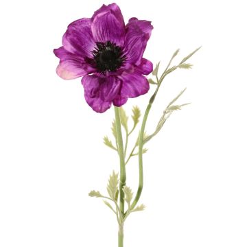 Flor artificial de anémona OKAPI, violeta, 55 cm, Ø 10 cm Flor artificial de anémona OKAPI, violeta, 55 cm, Ø 10 cm