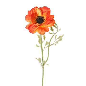 Flor artificial de anémona OKAPI, naranja, 55 cm, Ø 10 cm Flor artificial de anémona OKAPI, naranja, 55 cm, Ø 10 cm