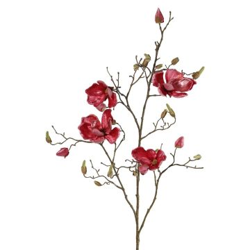 Rama de magnolia textil JACKA, rosa fuerte, 105 cm Rama de magnolia textil JACKA, rosa fuerte, 105 cm
