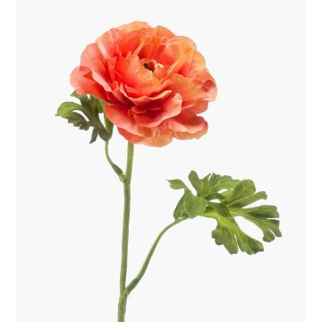 Ranúnculo artificial KRISTY, naranja salmón, 60 cm, Ø 10 cm Ranúnculo artificial KRISTY, naranja salmón, 60 cm, Ø 10 cm