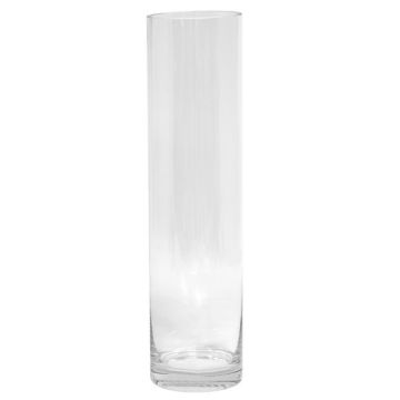 Jarrón de cristal cilíndrico SANSA OCEAN, transparente, 40cm, Ø10cm Jarrón de cristal cilíndrico SANSA OCEAN, transparente, 40cm, Ø10cm